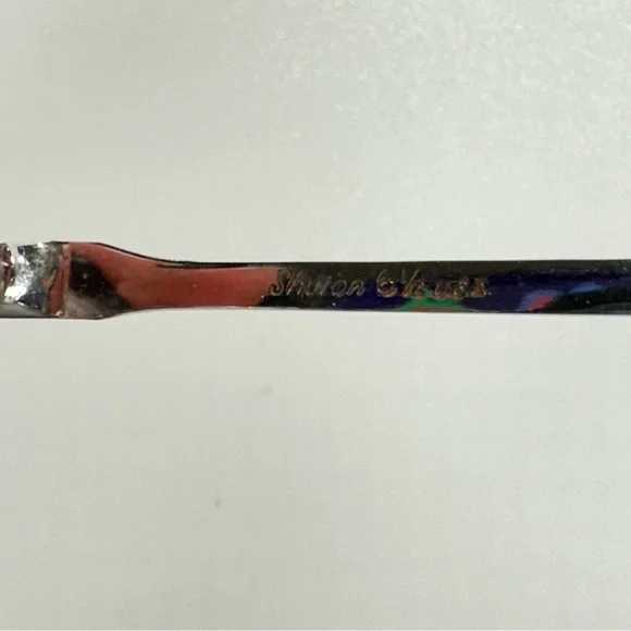 Shuron Vintage Browline Eyeglasses Black Metal Frame - Picture 5 of 12